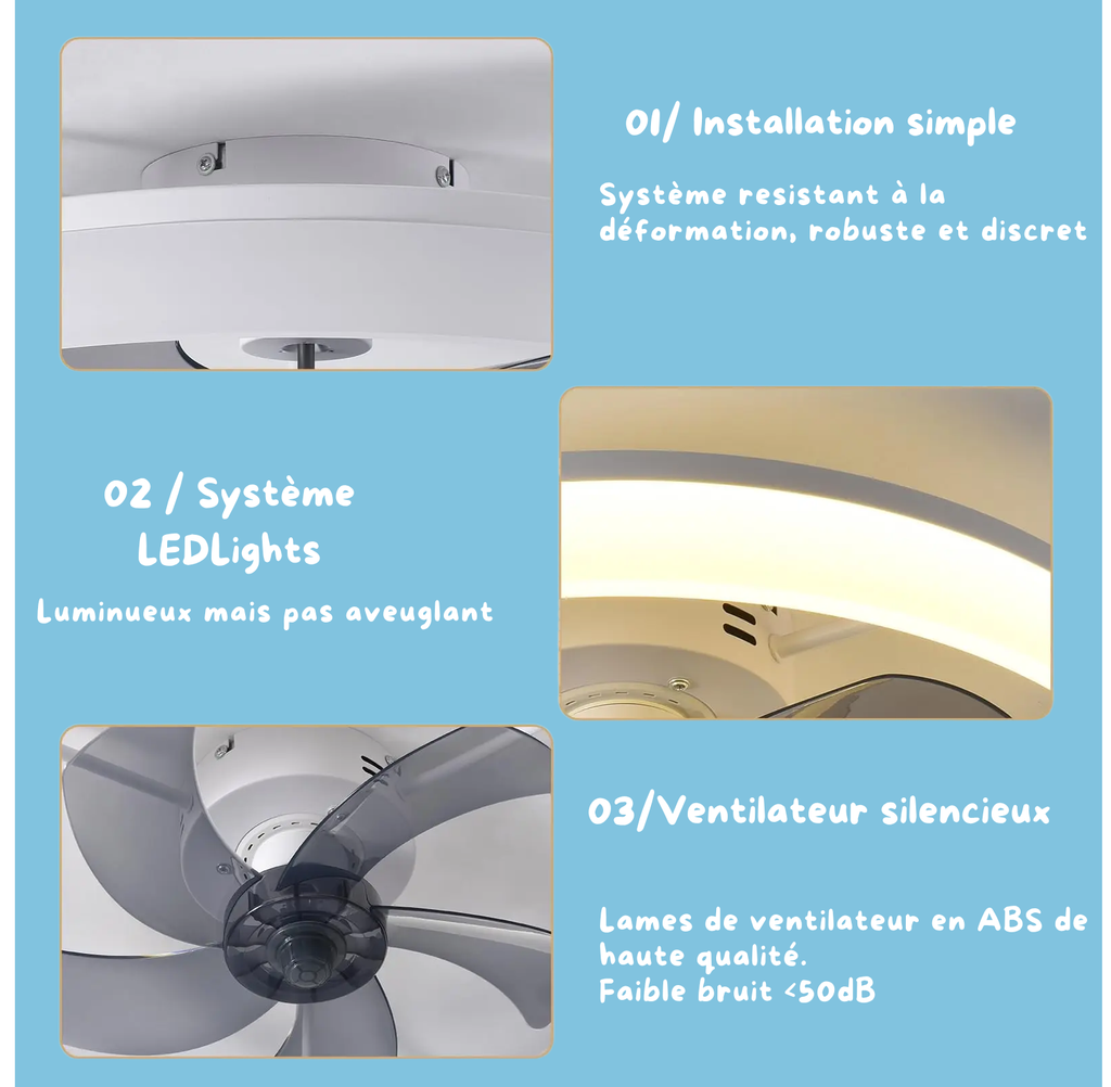 Turbine — Ventilateur Plafonnier Design